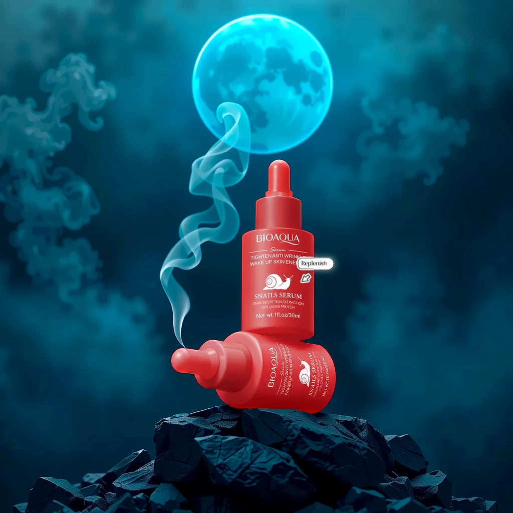 BIOAQUA – Sérum Visage Concentré à la Vitamine C, Rétinol & Acide Hyaluronique, Essence Anti-Âge Éclaircissante.