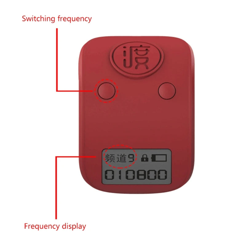 Mini numérique LCD électronique anneau de doigt compteur à main compteur de prière à 9 chiffres compteurs rechargeables Clicker cadeau