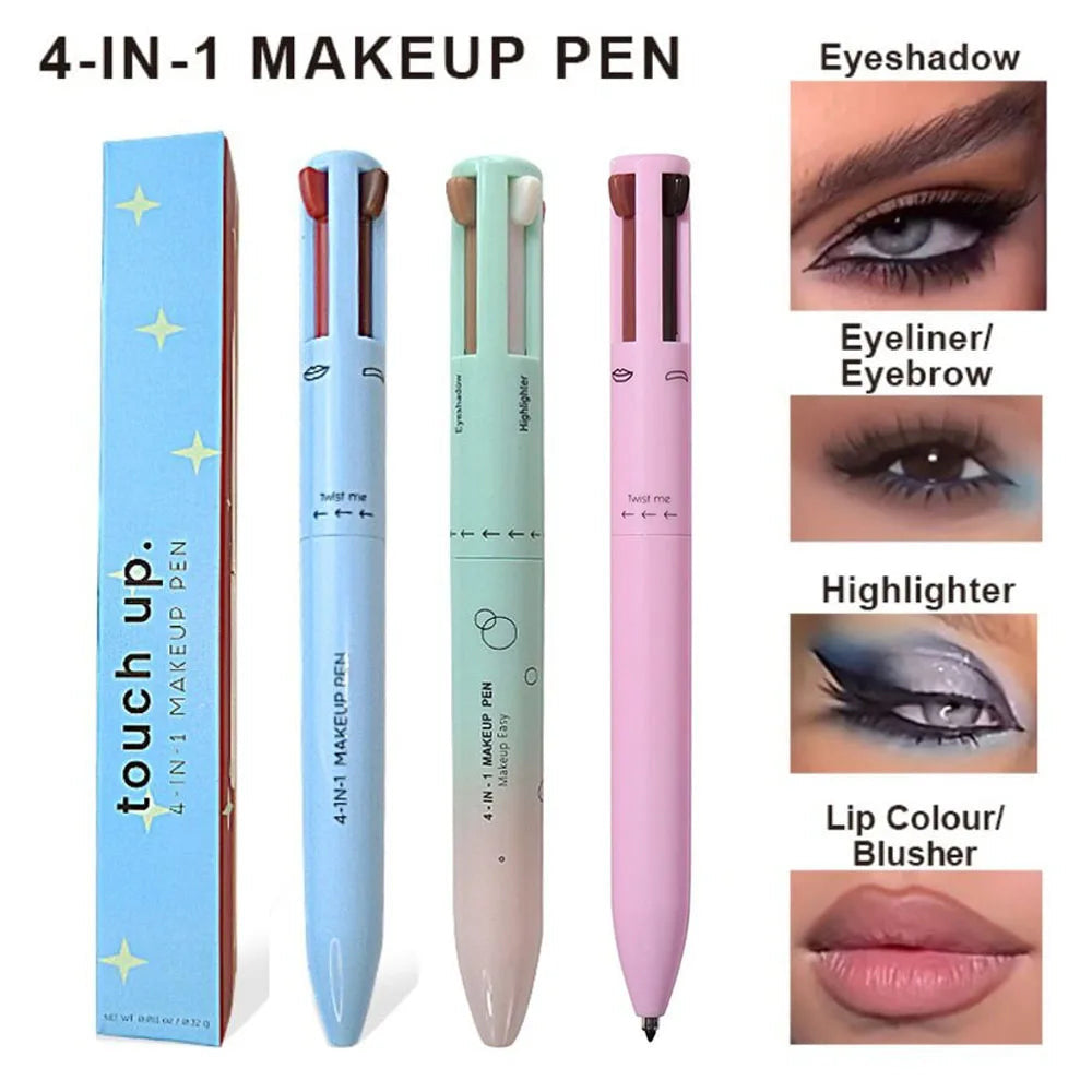 Crayon 4 en 1 : Eyeliner, Sourcils, Contour, Lèvres notre Crayon 4 en 1 ? Ne manquez pas cette occasion d'améliorer votre trousse de maquillage. Commandez le vôtre dès maintenant et découvrez la magie.