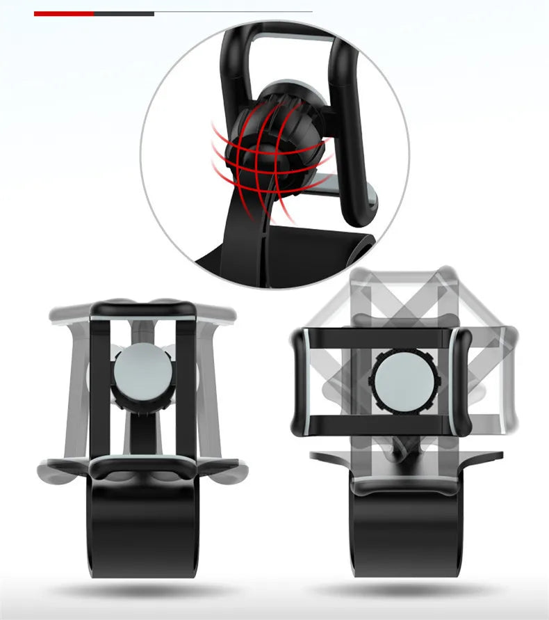 Support de téléphone de voiture rotatif 360 universels pour téléphone portable, tableau de bord de rack de voiture pour prise en main automatique