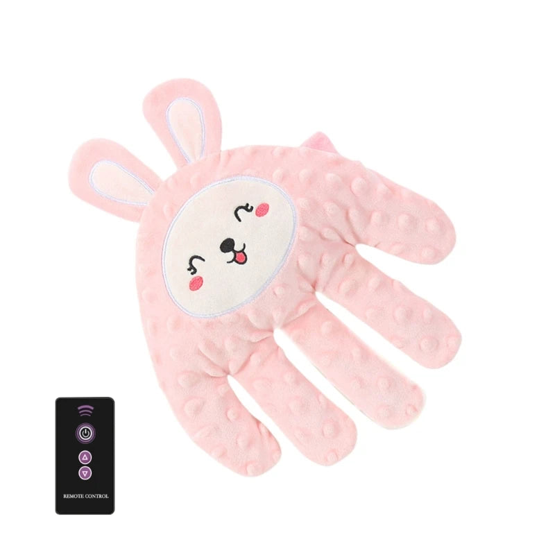 Calming Hand Pillow for Toddler Remote Controlled Sleep Aid with Gentle Vibrations, Soft Comfortable Soothing Pillow
