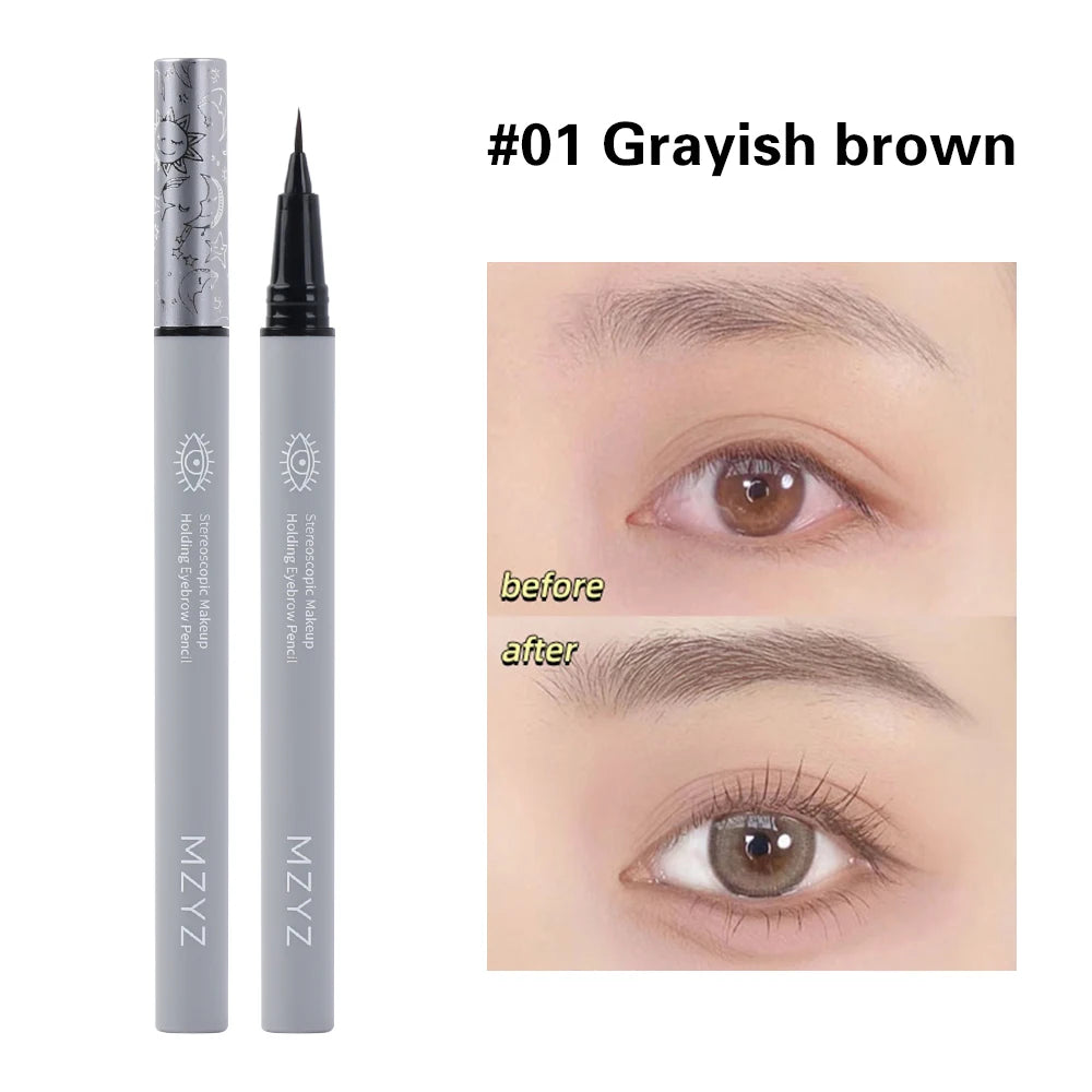 Ultra-fine Eyebrow Pencil Outline Shadow Lying Silkworm Eyeliner Waterproof Non-smudge Lasting Colourfast Liquid Eyebrow Pencil