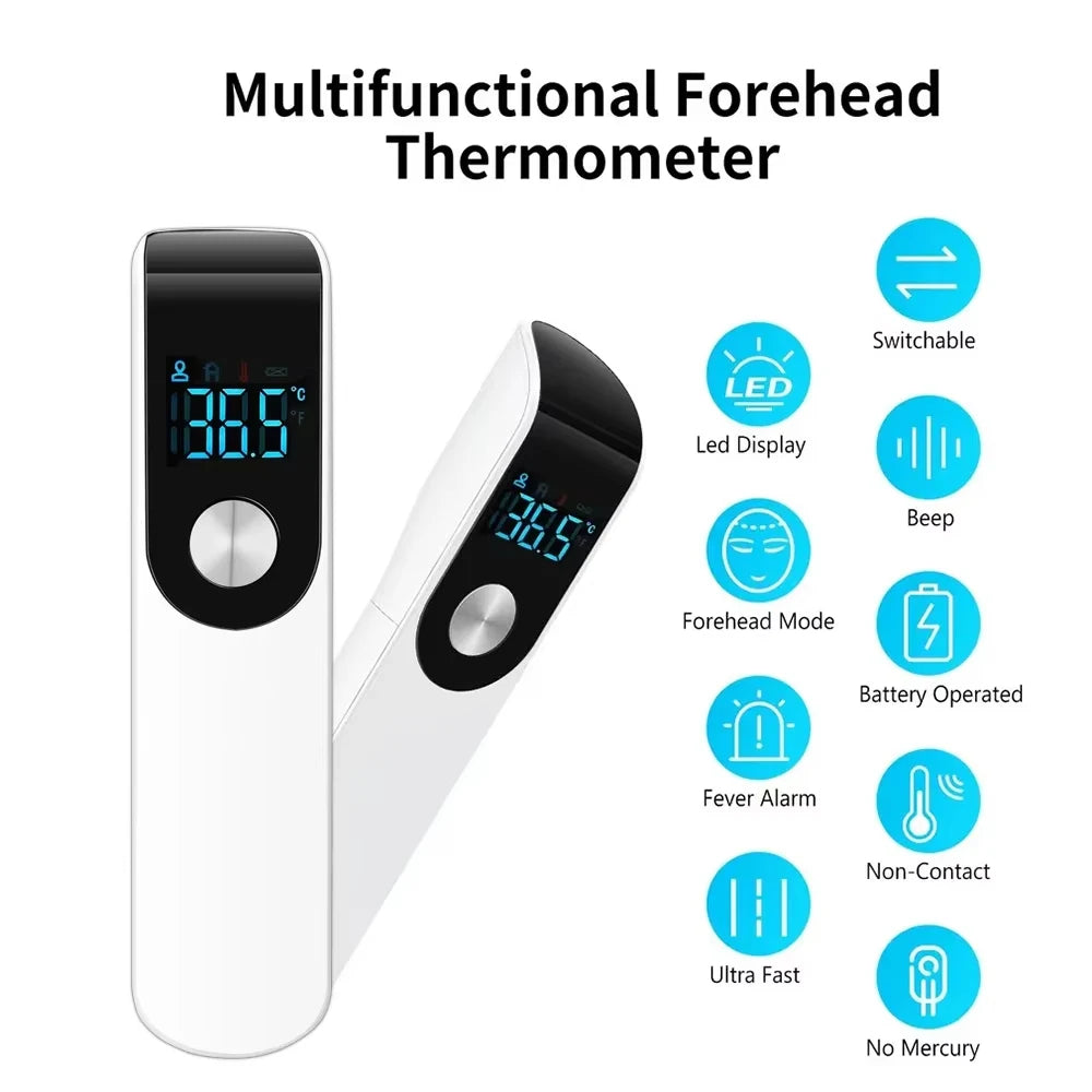 Thermomètre Infrarouge Numérique À Écran Celsius Hygromètre De Mesure De La Température Médicale Sans Contact Très Sensible