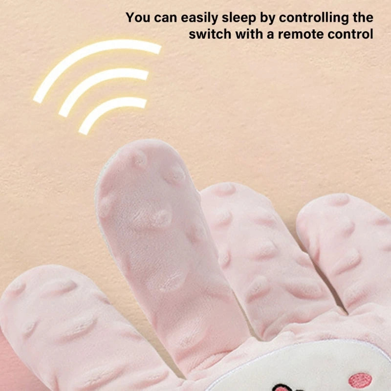 Calming Hand Pillow for Toddler Remote Controlled Sleep Aid with Gentle Vibrations, Soft Comfortable Soothing Pillow