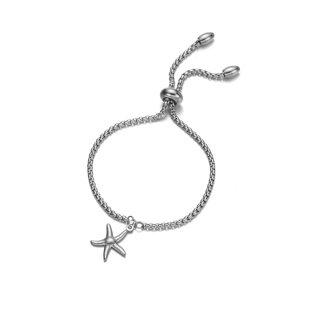 Bracelets Boho Réglables en Acier Inoxydable - Lot de 3