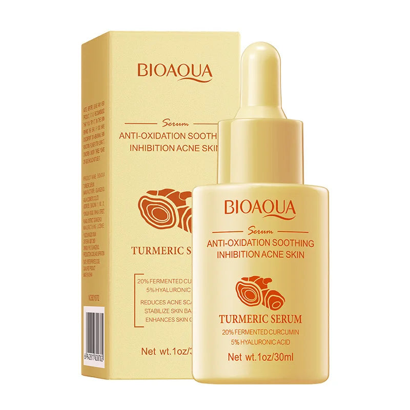 BIOAQUA – Sérum Visage Concentré à la Vitamine C, Rétinol & Acide Hyaluronique, Essence Anti-Âge Éclaircissante.