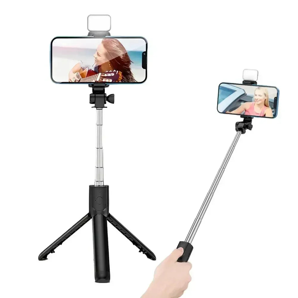 Selfie Stick Trépied Extensible Sans Fil Bluetooth À Distance Portable Smartphone Trépied Support Pour iOS Android Téléphone