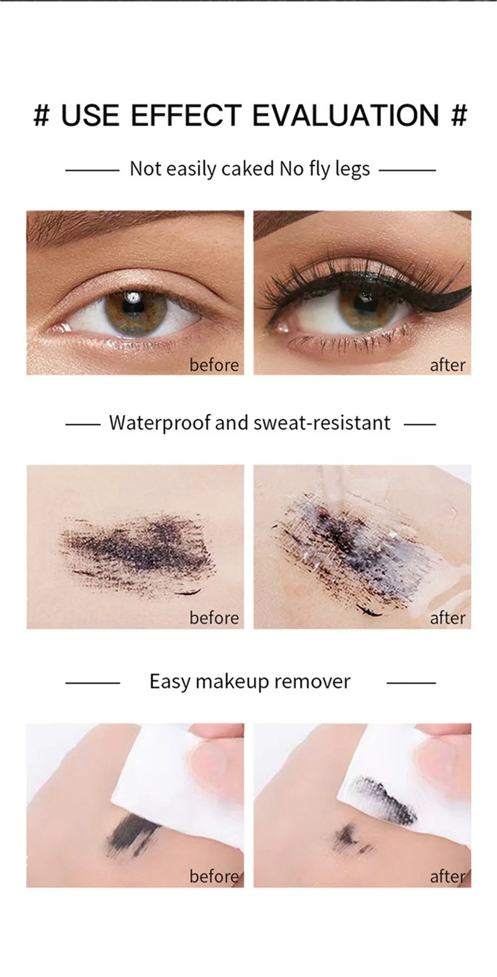 Stylo Eyeliner liquide noir imperméable Ultra-fin Anti-Smudge Durant Lisse Lying Silkworm Eyes Liner Pencils Eye Makeup Tools