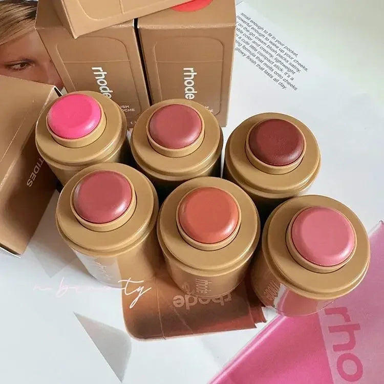 RHODE Maquillage Joues Blush, Stick Brillant à Lèvres Étui de Téléphone pour iPhone.