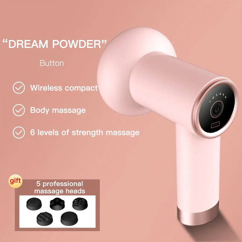 Marteau de massage électrique Vibrateur de percussion de tissus profonds, Soulagement les douleurs musculaire