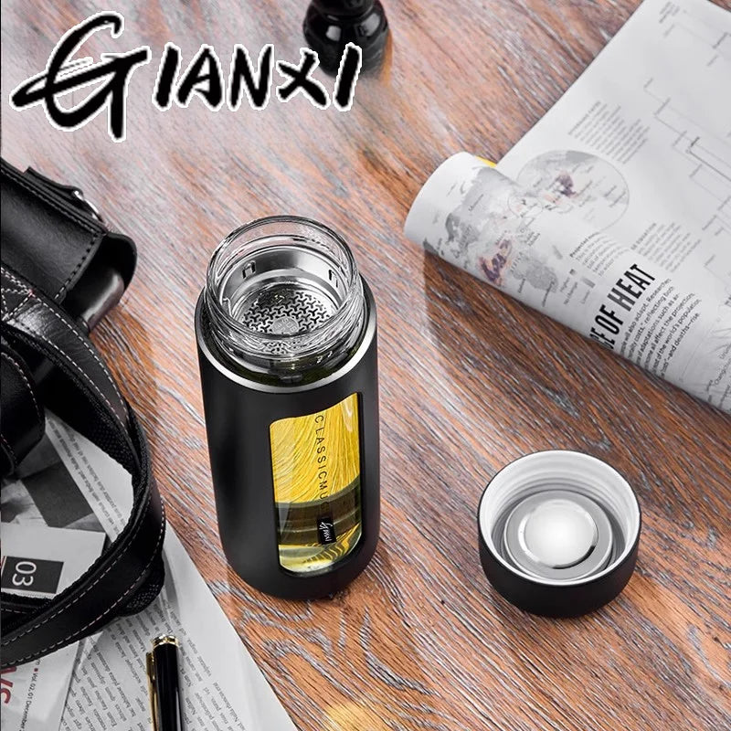 đ” GIANXI Office â Tasse Ă ThĂ© 380 ml avec Filtre SĂ©parateur
Tasse Portable Résistante à Haute Température.