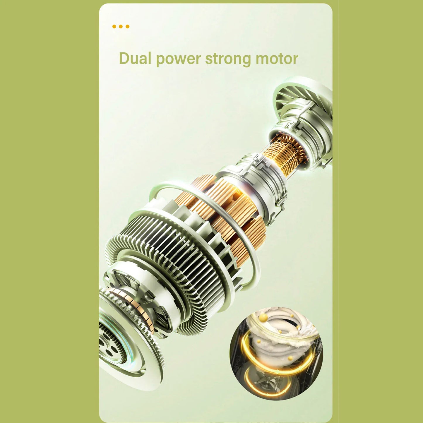 Mélangeur portable 1L Double couvercle Utilisation efficace Poignée pratique Mélangeur sans fil rechargeable pour la gym et voyage en plein air