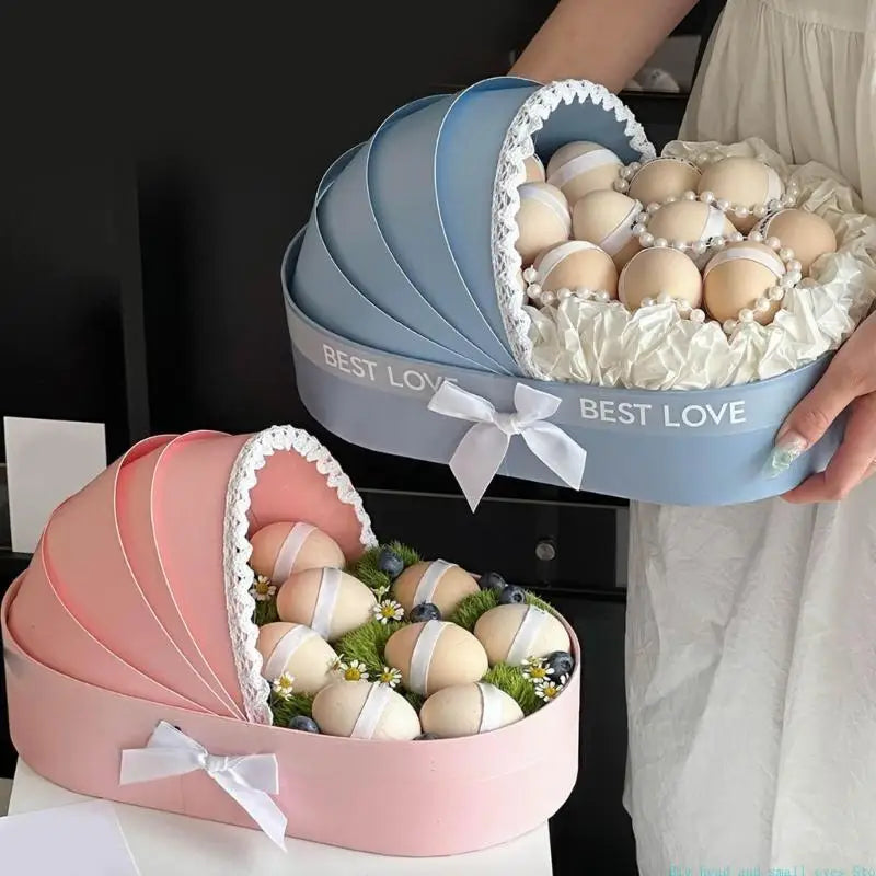 Coffret cadeau unique en forme de berceau, réutilisable, idéal pour baby shower