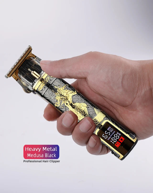 Rasoir Électrique Professionnel 3-en-1 pour Hommes Tondeuse à barbe • Rasoir cheveux & contours • Style barber haute précision