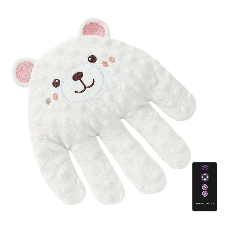 Calming Hand Pillow for Toddler Remote Controlled Sleep Aid with Gentle Vibrations, Soft Comfortable Soothing Pillow