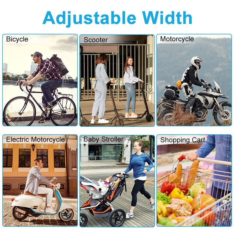 Support de téléphone de vélo électrique rotatif à 360° pour iPhone Xiaomi Riding MTB Bike Moto Support de support de moto Cyclisme antidérapant
