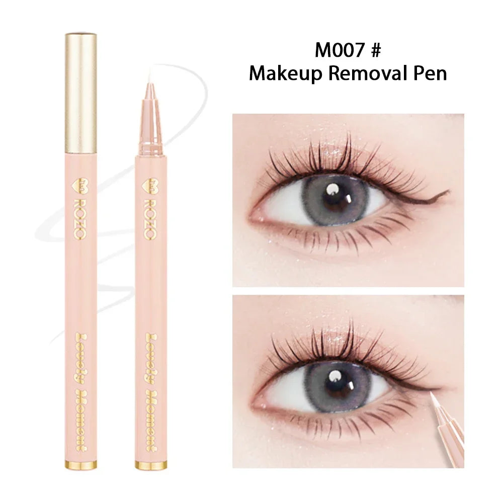 Eyeliner liquide ultra-fin Imperméable Paillettes Matte Black Shiny Eyeliner Lying Silkworm Pen Eye Beauty Party Makeup Tools