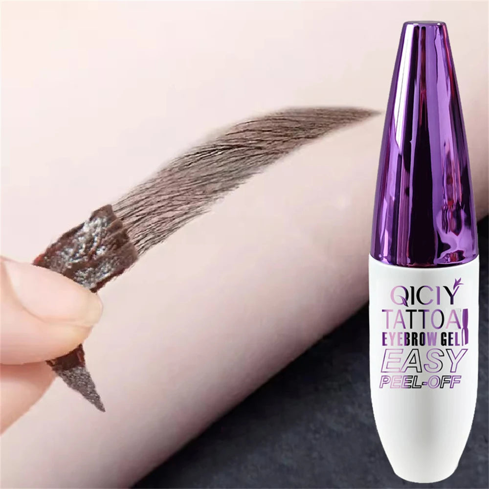 Tatouage d’une durée de 3 jours, types de crème de gel pour sourcils faciles à décoller, cosmétiques imperméables résistants à la transpiration, résistants à la transpiration, longue durée