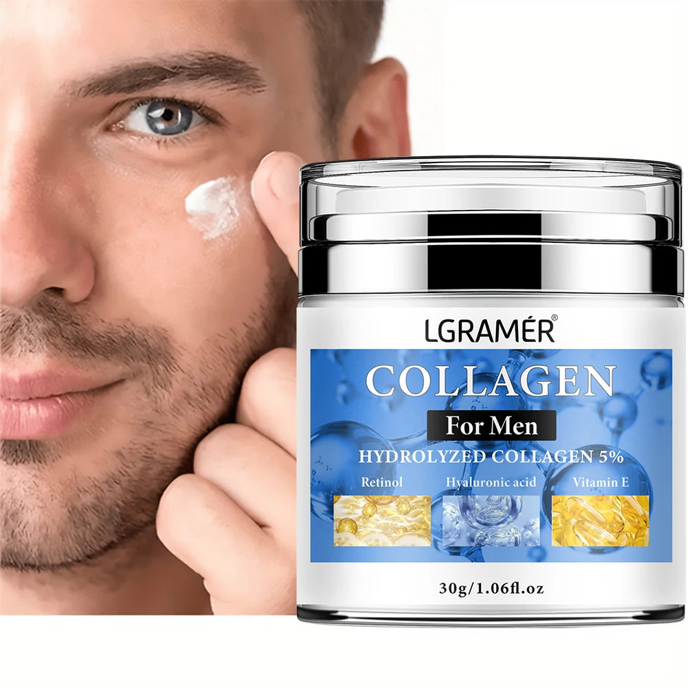 Crème anti-rides pour hommes Enlever les rides du visage et du cou Raffirmer l
