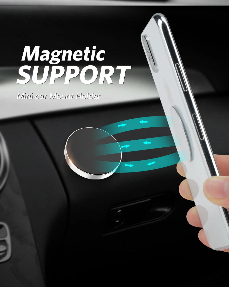 Support de téléphone de voiture magnétique, universel, intelligent portable.