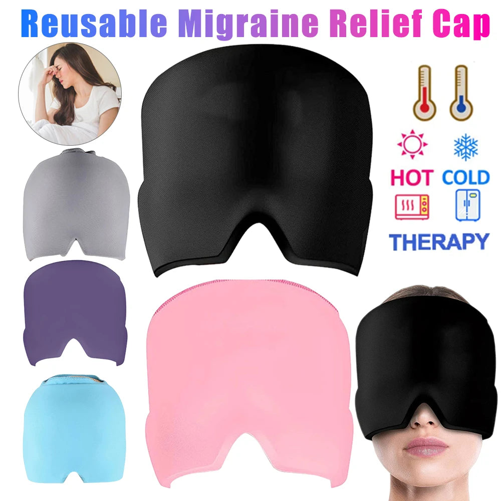 Masque Thérapeutique Réutilisable – Soulagement des Migraines à Froid ou à Chaud