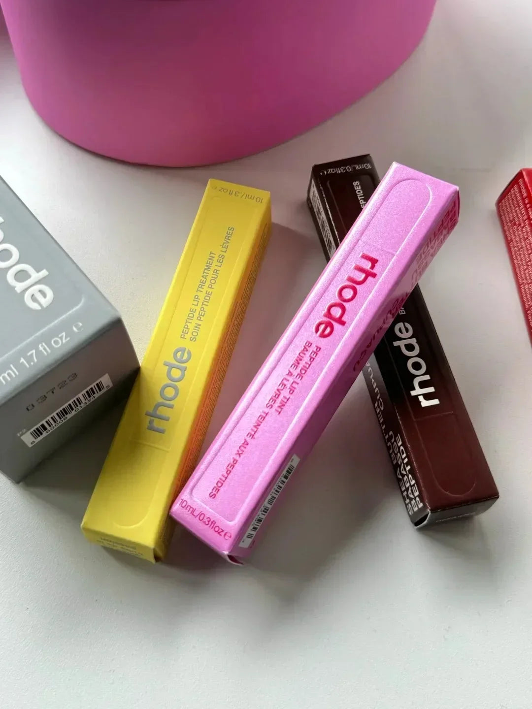 Rhode Peppermint Essence Lipstick Phone Case for IPhone 15 14 13 Pro Max Long Moisturizing Nourishing Silicone Cover Wholesale