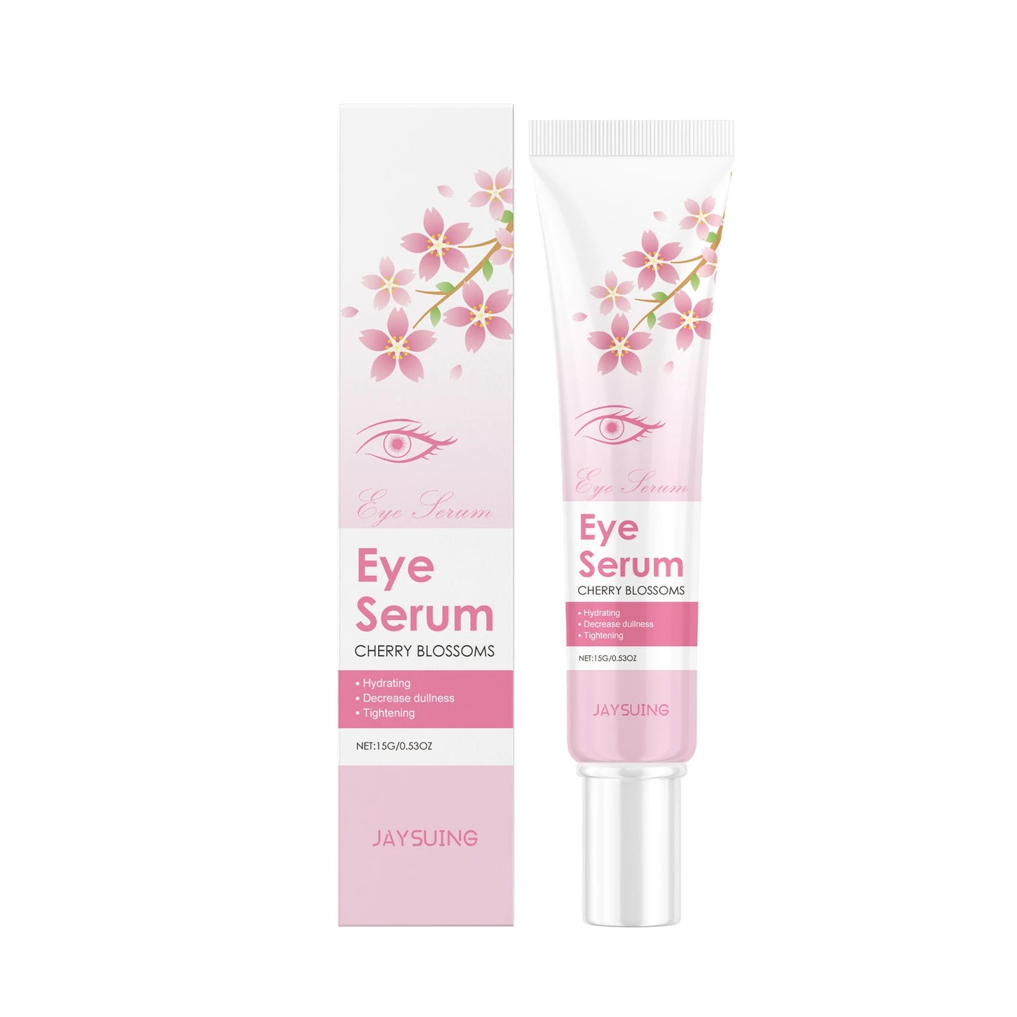Sakura Skincare Set Crème hydratante pour le visage Sérum Toner Nettoyant pour le visage Crème pour les yeux Kit de soins du visage éclaircissant anti-rides pour femmes