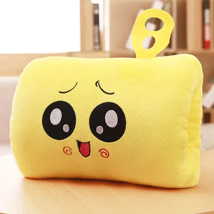 Coussin mignons pour enfants Jouets en peluche de dessin animé d'hiver Chauffe-main, non électrique