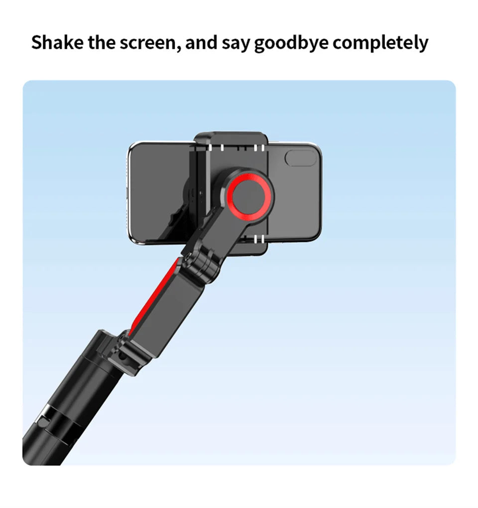 Stabilisateur d’intelligence 360 Rotation automatique Suivre le cardan, avec télécommande, selfie stabilisateur pour iPhone Android