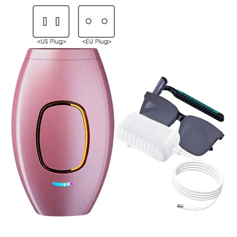 NOUVEAU Body Bikini IPL 500 000 Flash Épilateur Pulses Permanent, Indolore Pour Femmes.