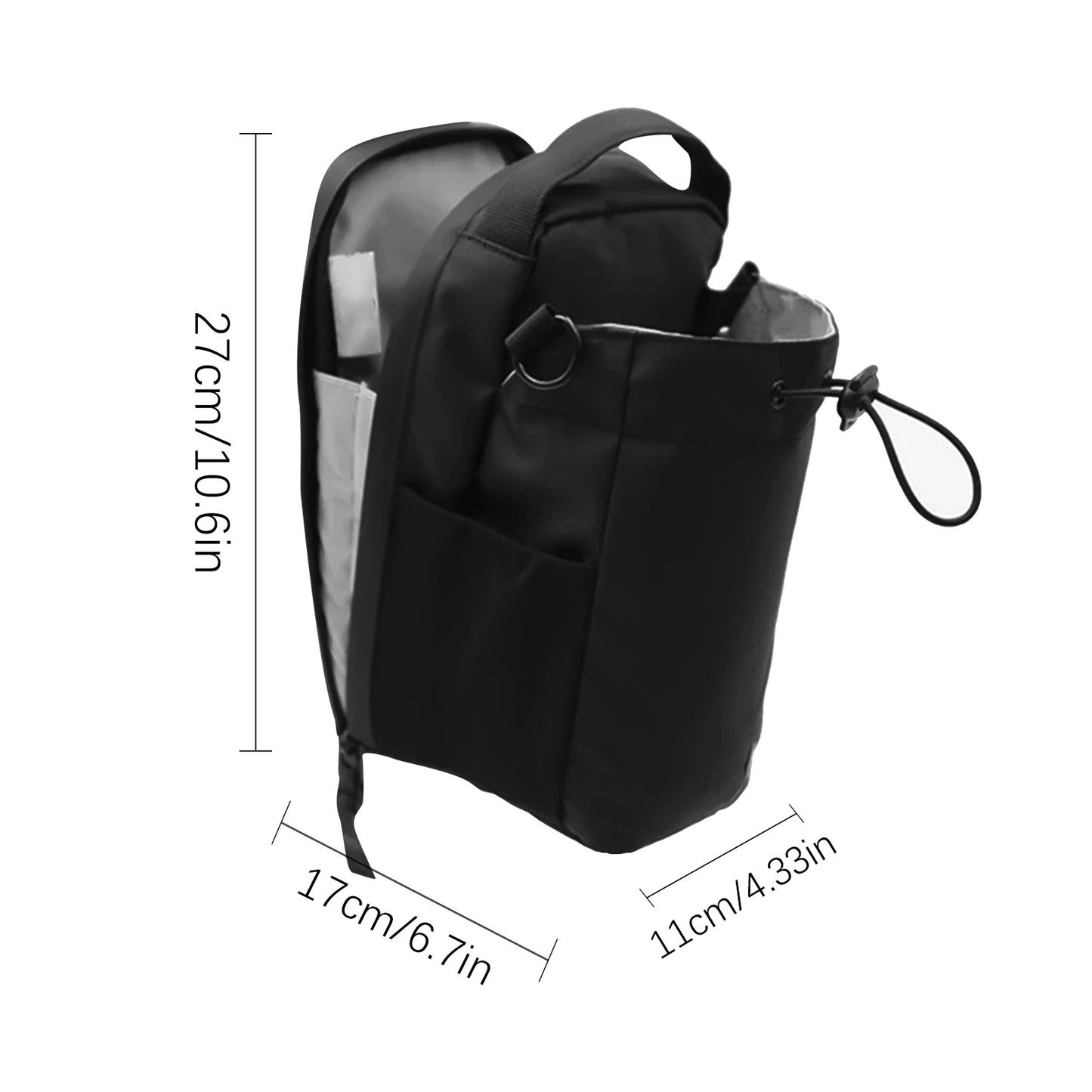 Sac à bandoulière magnétique pour salle de sport Bouteille d’eau et support de téléphone Sac à bandoulière imperméable pour les sports de plein air Accessoires de fitness de voyage