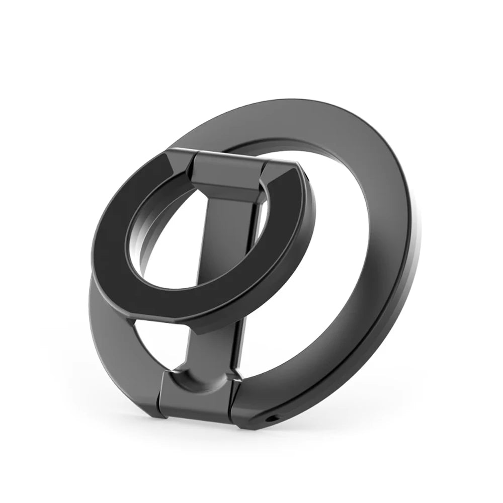 Support d'anneau de téléphone magnétique double face Support de téléphone portable pliable portable Support de voiture Accessoires de téléphone pour iPhone Huawei Xiaomi