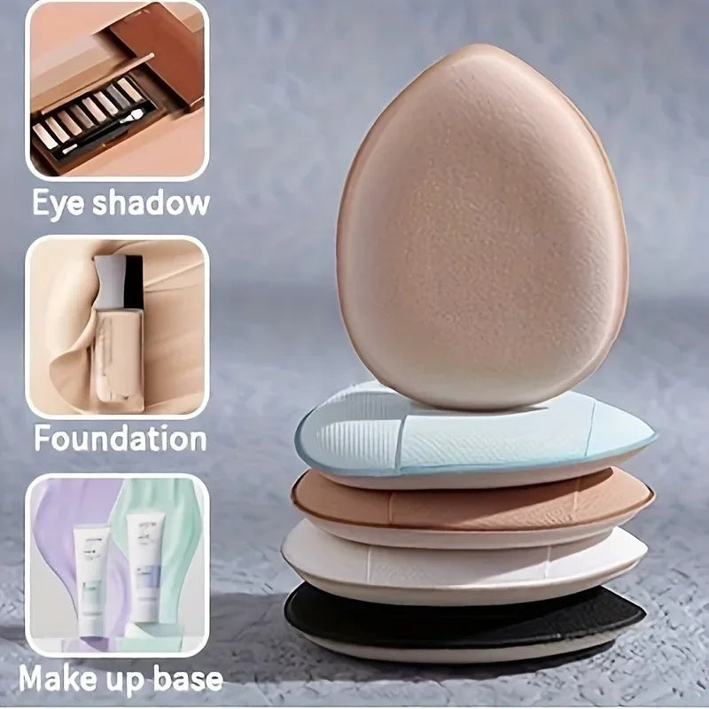 5/10Pcs Mini Finger Puff Foundation Petit Coussin D'Air Poudre Éponge Facial Correcteur BB Crème Applicateur Cosmétique Outils De Maquillage