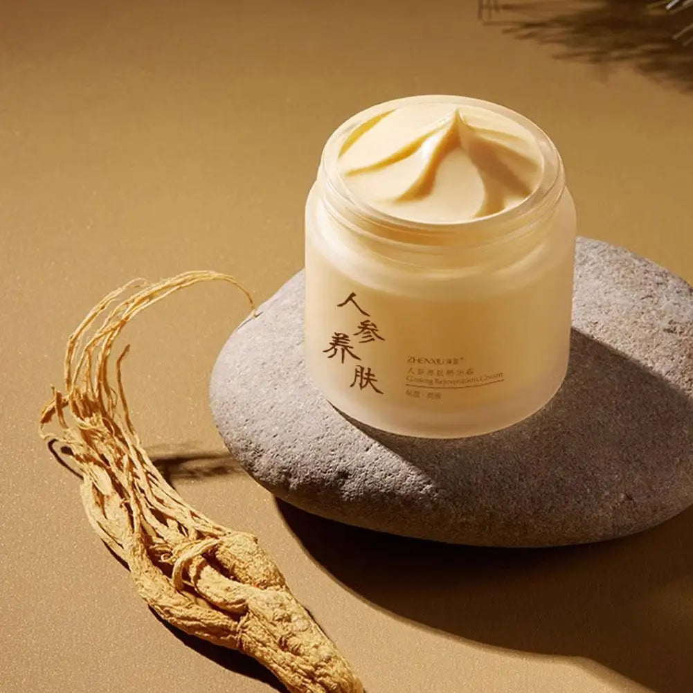 Ginseng Crème pour le visage Anti-rides Hydratant Lissant Ginseng Sérum Anti-âge Réduire les ridules Hydratant Soins de la peau 60g