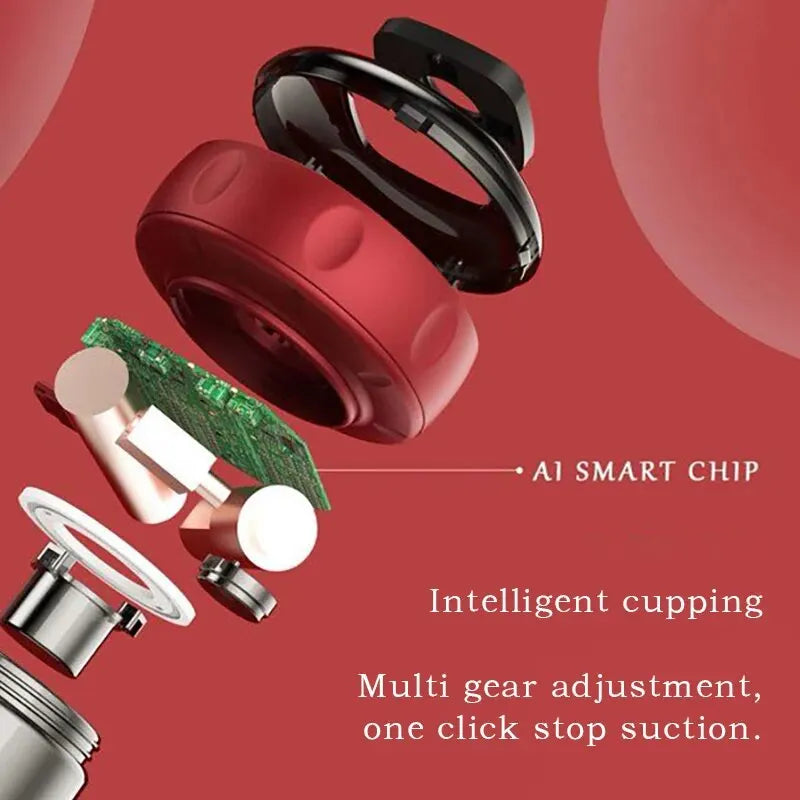 Dispositif de Massage et Grattage Intelligent par Ventouse Chauffante