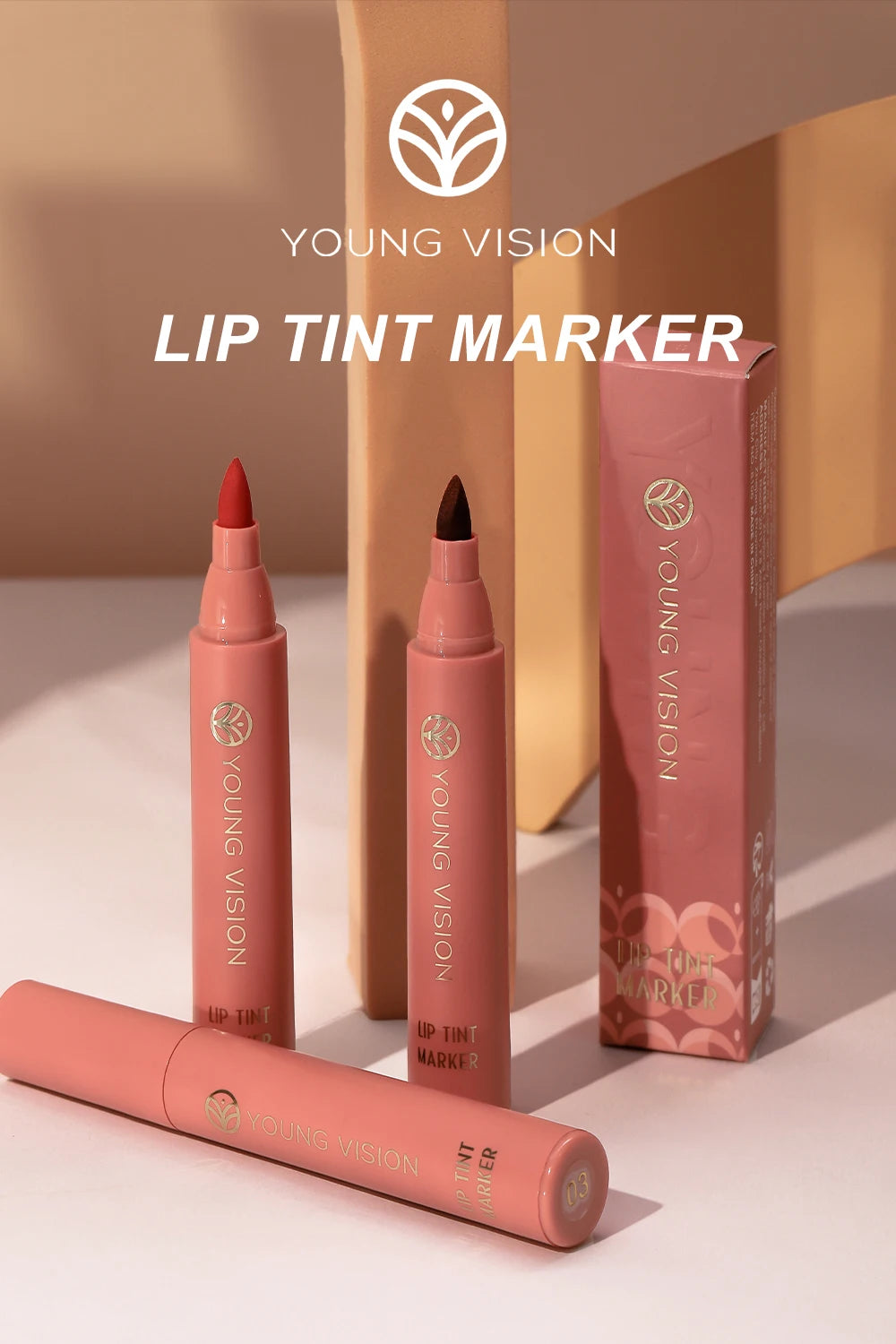 Stylo à Lèvres Précis – 6 Couleurs Intenses | Mat & Longue Tenue
