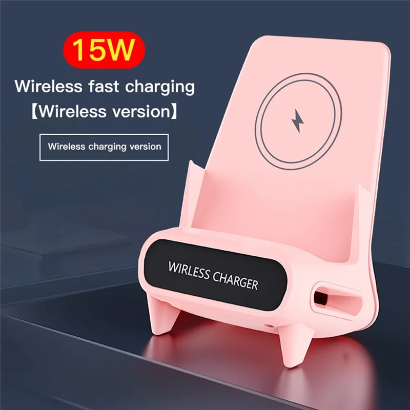 Chargeur sans fil rapide 15W – Support multifonction pour smartphone