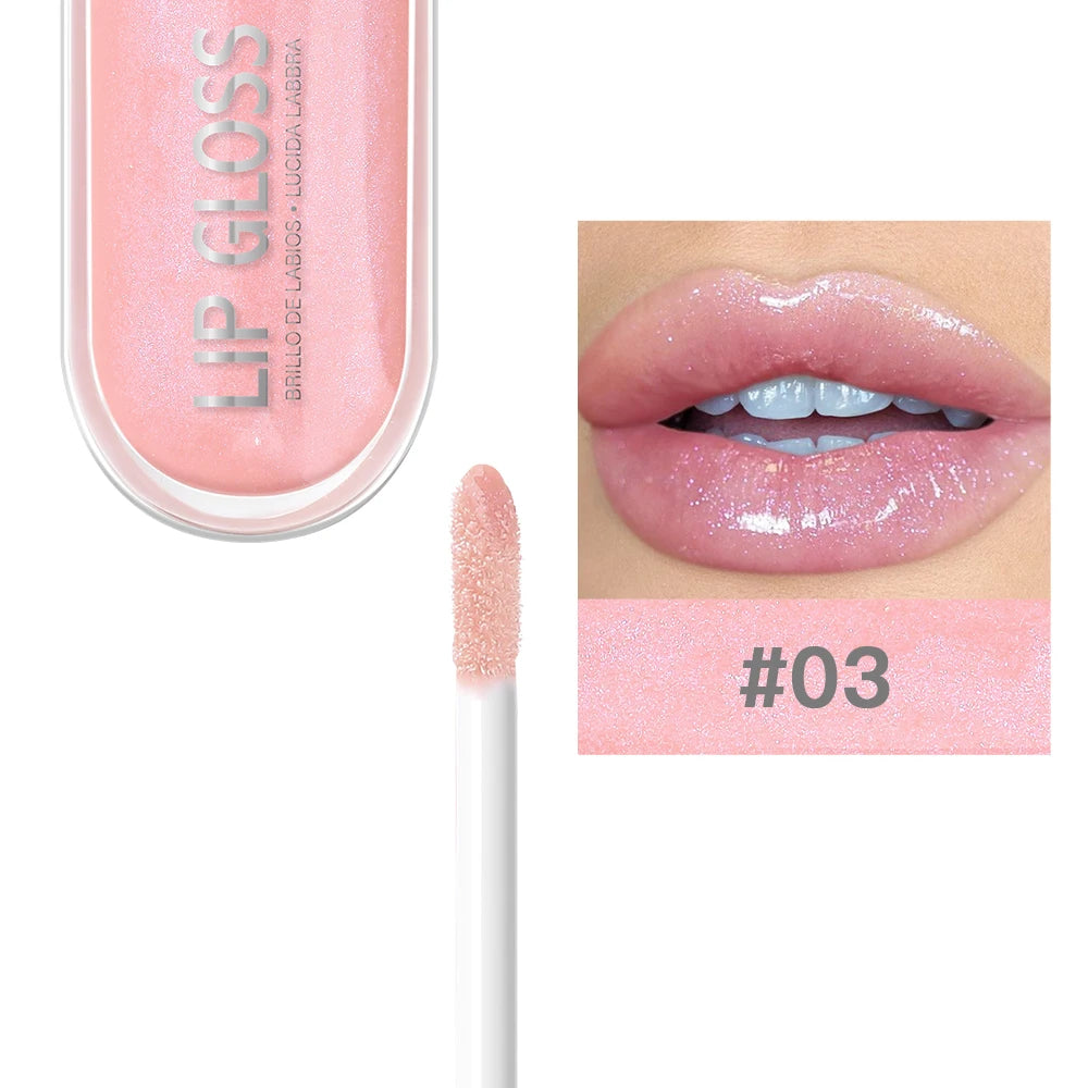 USHAS – Gloss à Lèvres Pailleté 12 Couleurs-Effet Diamant & Longue Tenue