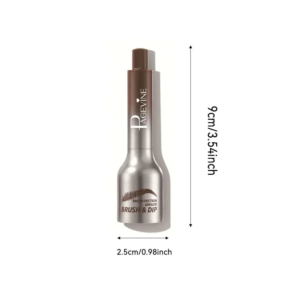 Crème de teinture pour sourcils imperméable longue durée avec pinceau, crayon à sourcils liquide anti-taches pour des sourcils précis et d'aspect naturel