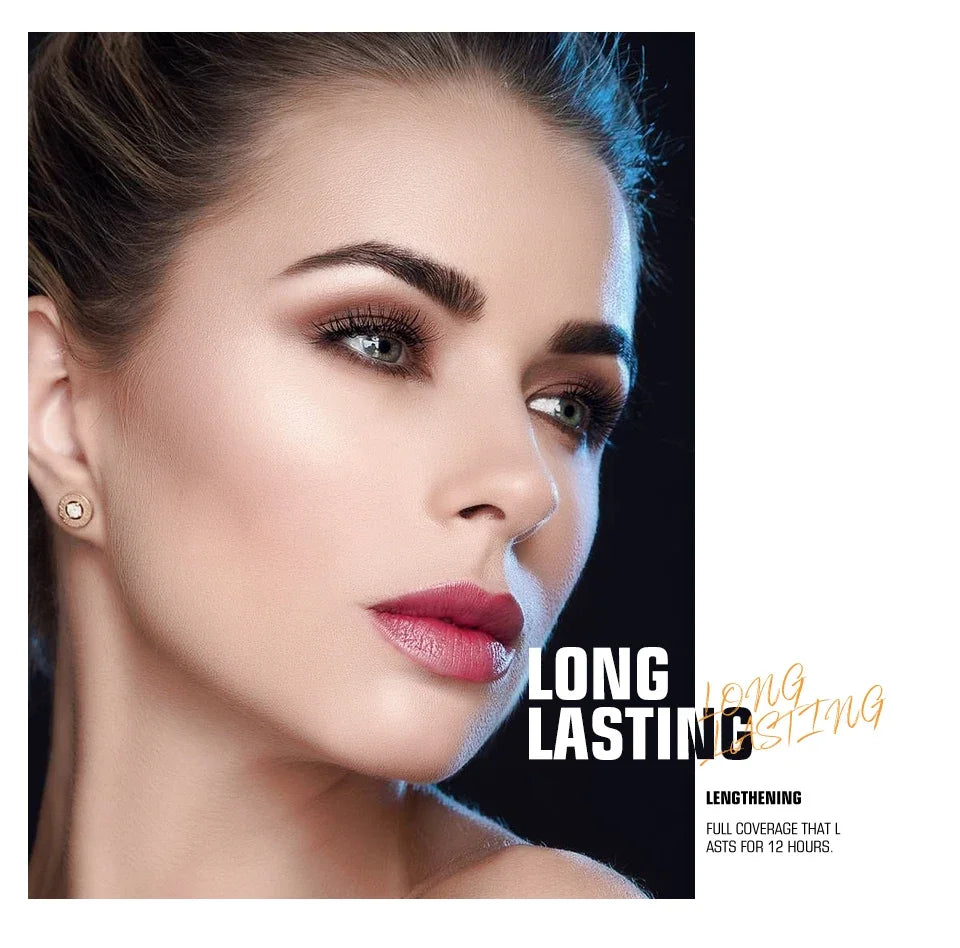 Mascara 3D Allongant Noir – Extension de Cils Effet Volume, Longueur et Définition