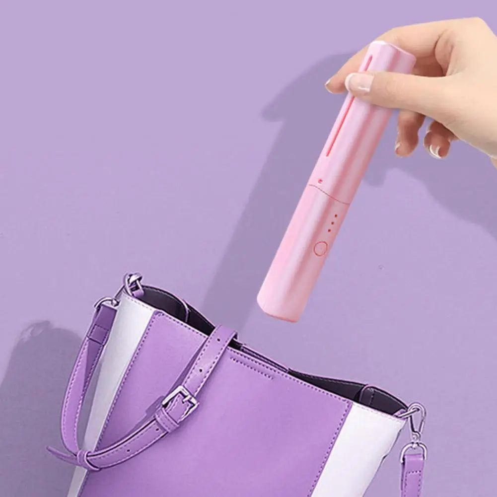 Lisseur compact pour usage domestique Peigne à lisser sans fil portable pour usage de salon de voyage Réglable pour bouclé