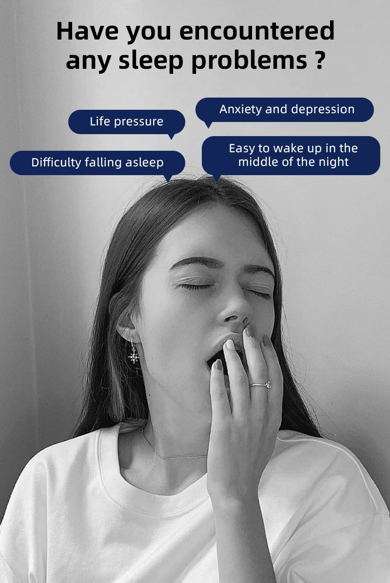 Ce dispositif de sommeil intelligent, techniques de neurologie, il soulage l'insomnie.