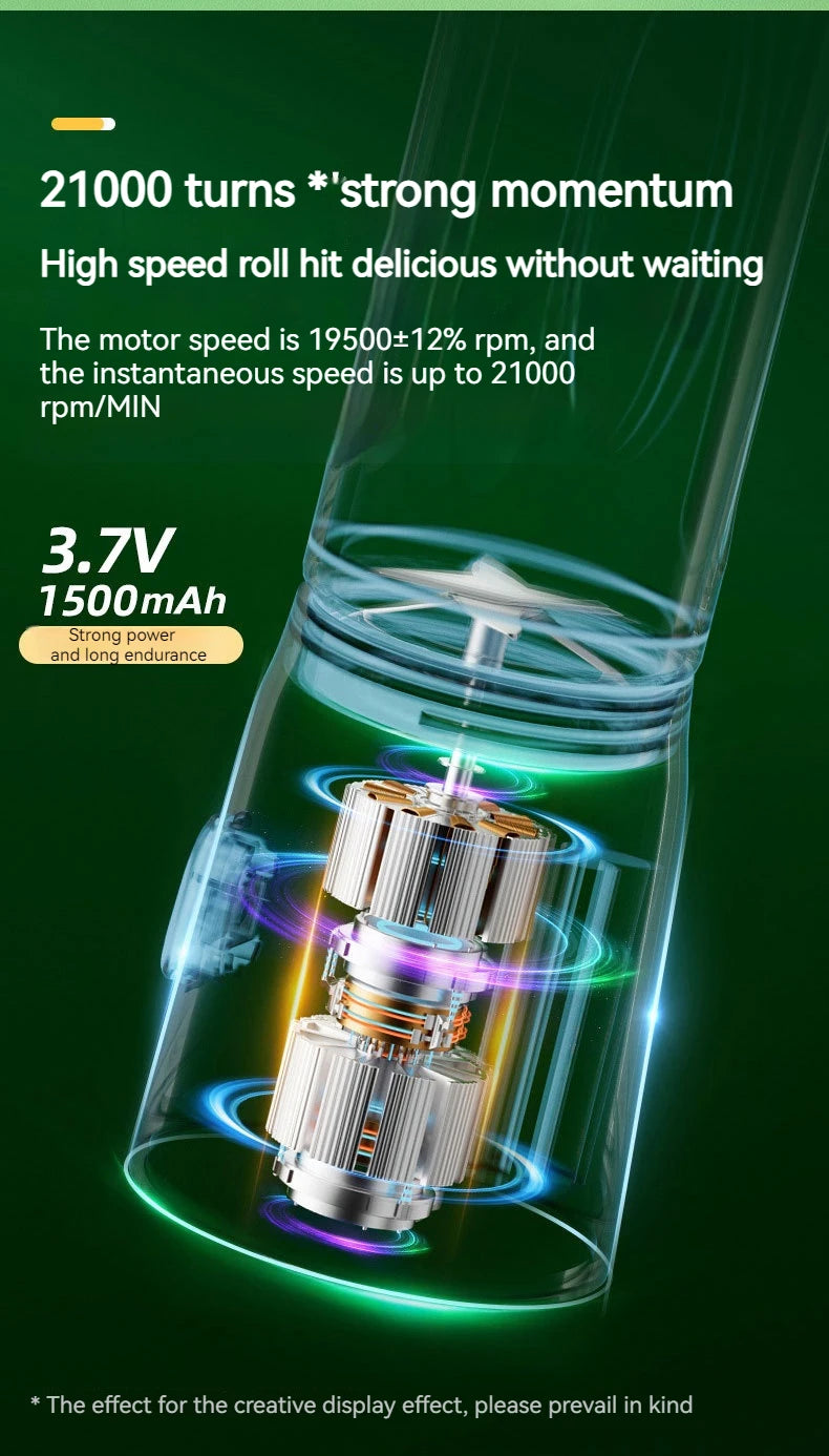 Presse à Jus Automatique Portable - Mélangeur USB Rechargeable