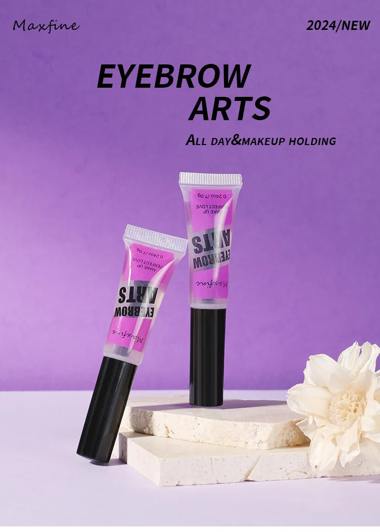 Gel à sourcils Long-durée Sourcils fixes Imperméable à séchage rapide Gel à sourcils transparent Maquillage pour les yeux