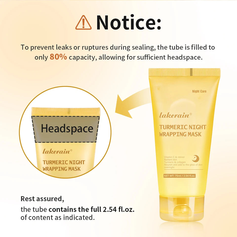 Crème de collagène Masque facial de nuit au collagène hydrolysé.