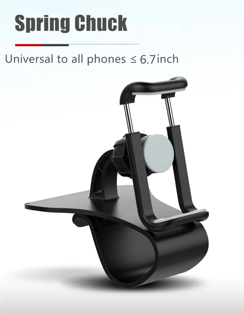 Support de téléphone de voiture rotatif 360 universels pour téléphone portable, tableau de bord de rack de voiture pour prise en main automatique