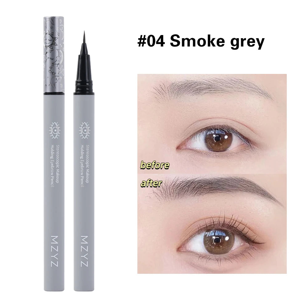 Ultra-fine Eyebrow Pencil Outline Shadow Lying Silkworm Eyeliner Waterproof Non-smudge Lasting Colourfast Liquid Eyebrow Pencil