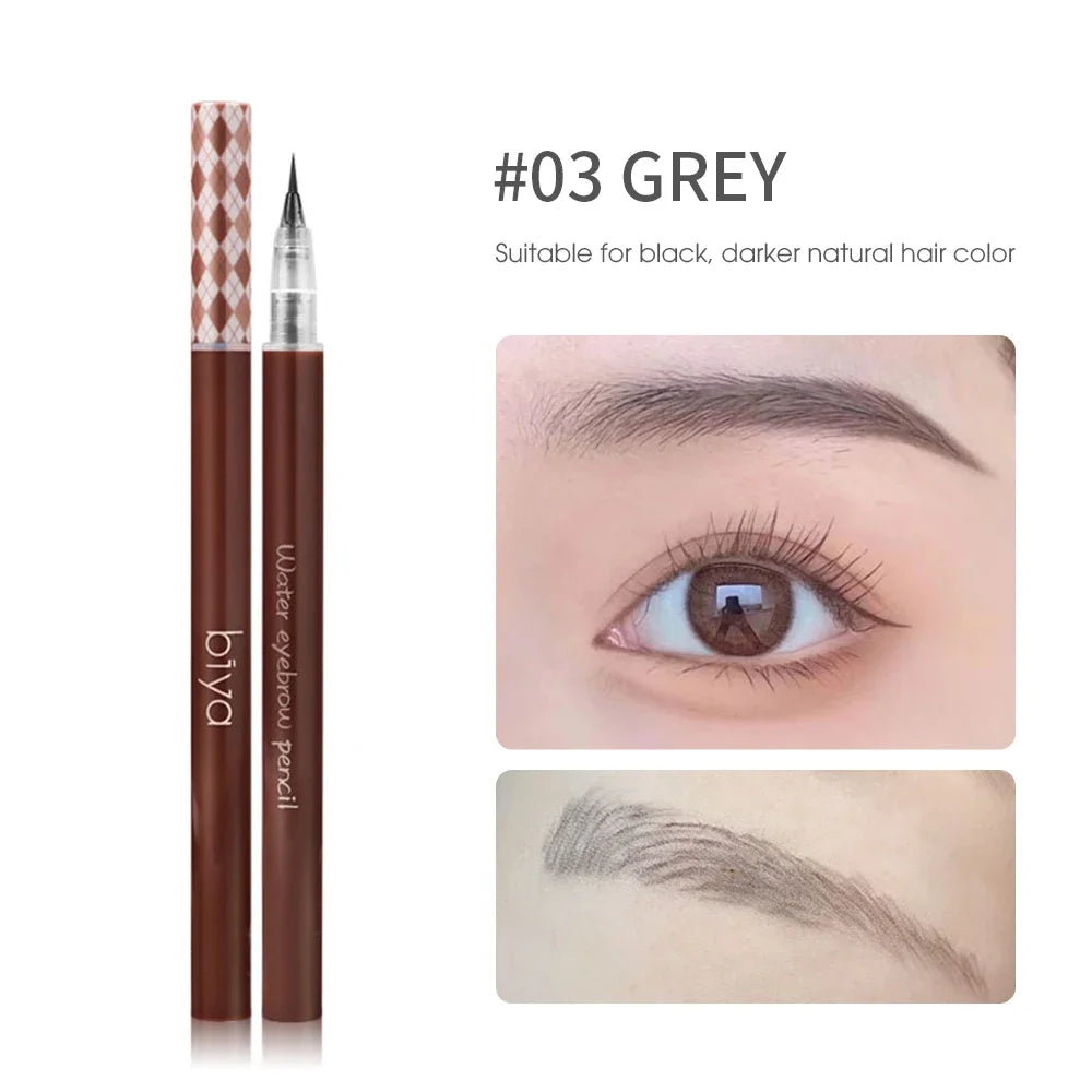 Ultra-fine Eyebrow Pencil Outline Shadow Lying Silkworm Eyeliner Waterproof Non-smudge Lasting Colourfast Liquid Eyebrow Pencil
