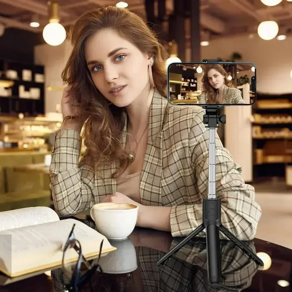 Selfie Stick Trépied Extensible Sans Fil Bluetooth À Distance Portable Smartphone Trépied Support Pour iOS Android Téléphone
