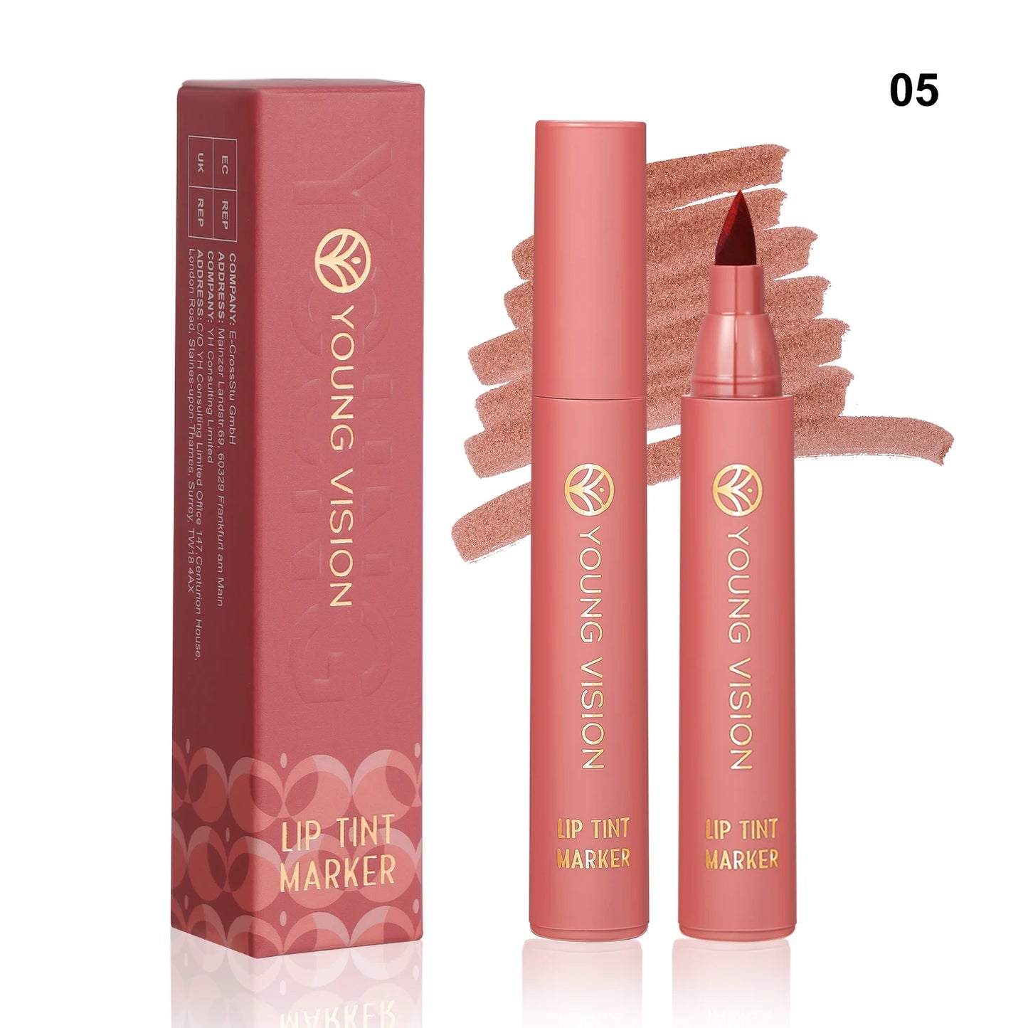 Stylo à Lèvres Précis – 6 Couleurs Intenses | Mat & Longue Tenue